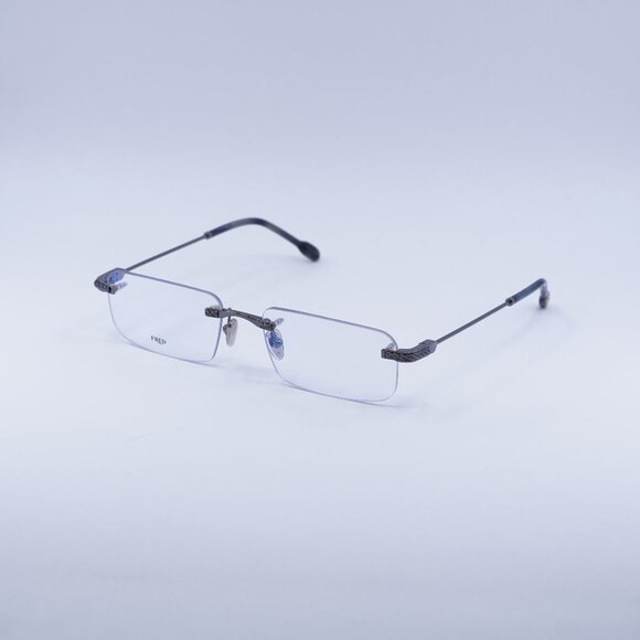 Fred FG50012U 006 Eyeglasses Gunmetal 56mm Rectangle Frame - Picture 1 of 10